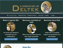 Tablet Screenshot of deltek.ca